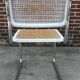 Cesca design chair model b32 in chrome white