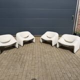Artifort F598 Groovy armchairs in perfect condition!! Pierre Paulin
