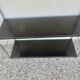 Modular String shelf in chrome and brown metal