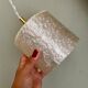 Vintage tulip pendant lamp in pearlescent resin