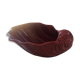 Vide poche céramique rouge en forme d' escargot