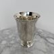 Timbale en argent XVIIIe poinçon fermiers généraux pied godronné