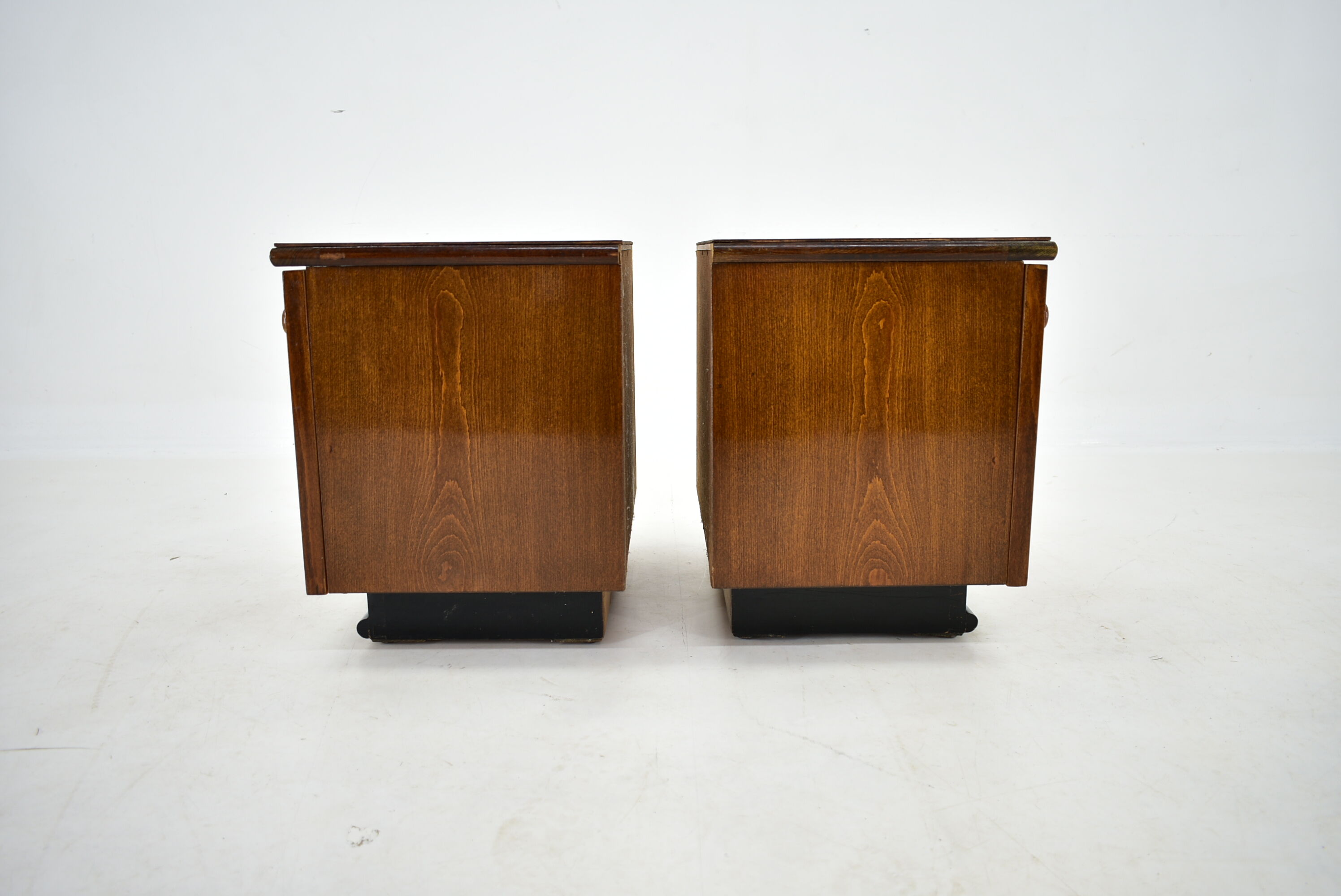 Pair of Midcentury Czechoslovakian Bedside Tables, 1960s