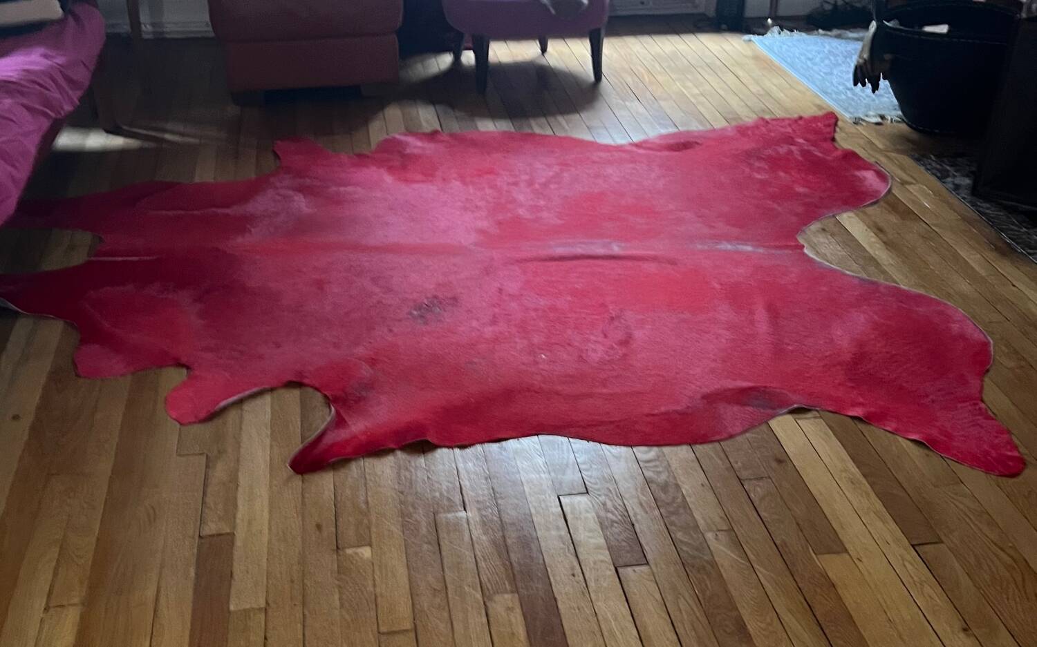 Hide rug