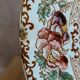 Antique flat plate in Longwy ironstone – Cyprus polychrome model