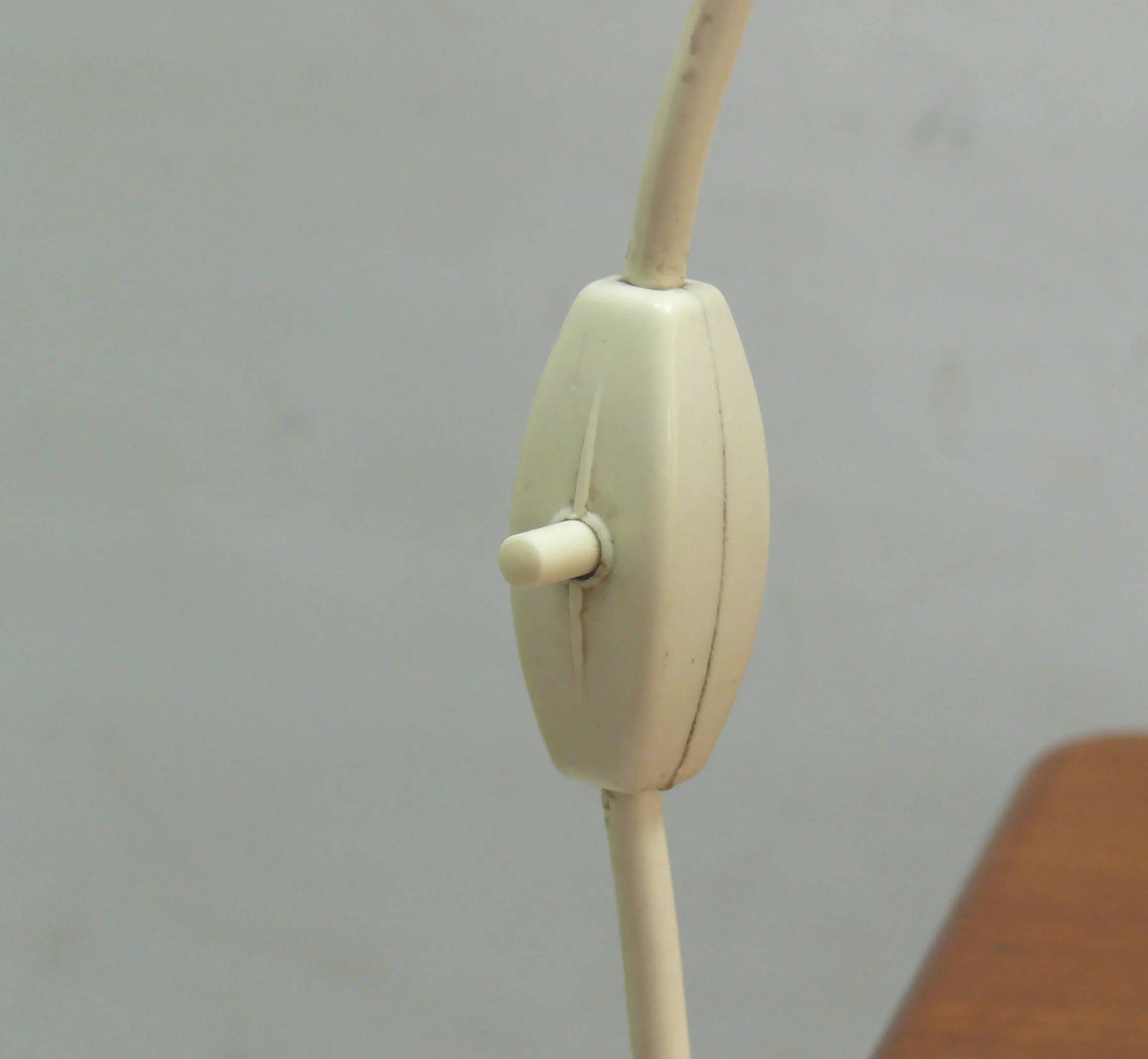 Cubic metal table lamp by Leclaire & Schäfer, 1960s