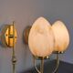 Vintage Scandinavian wall lights, 1980s, set of 2