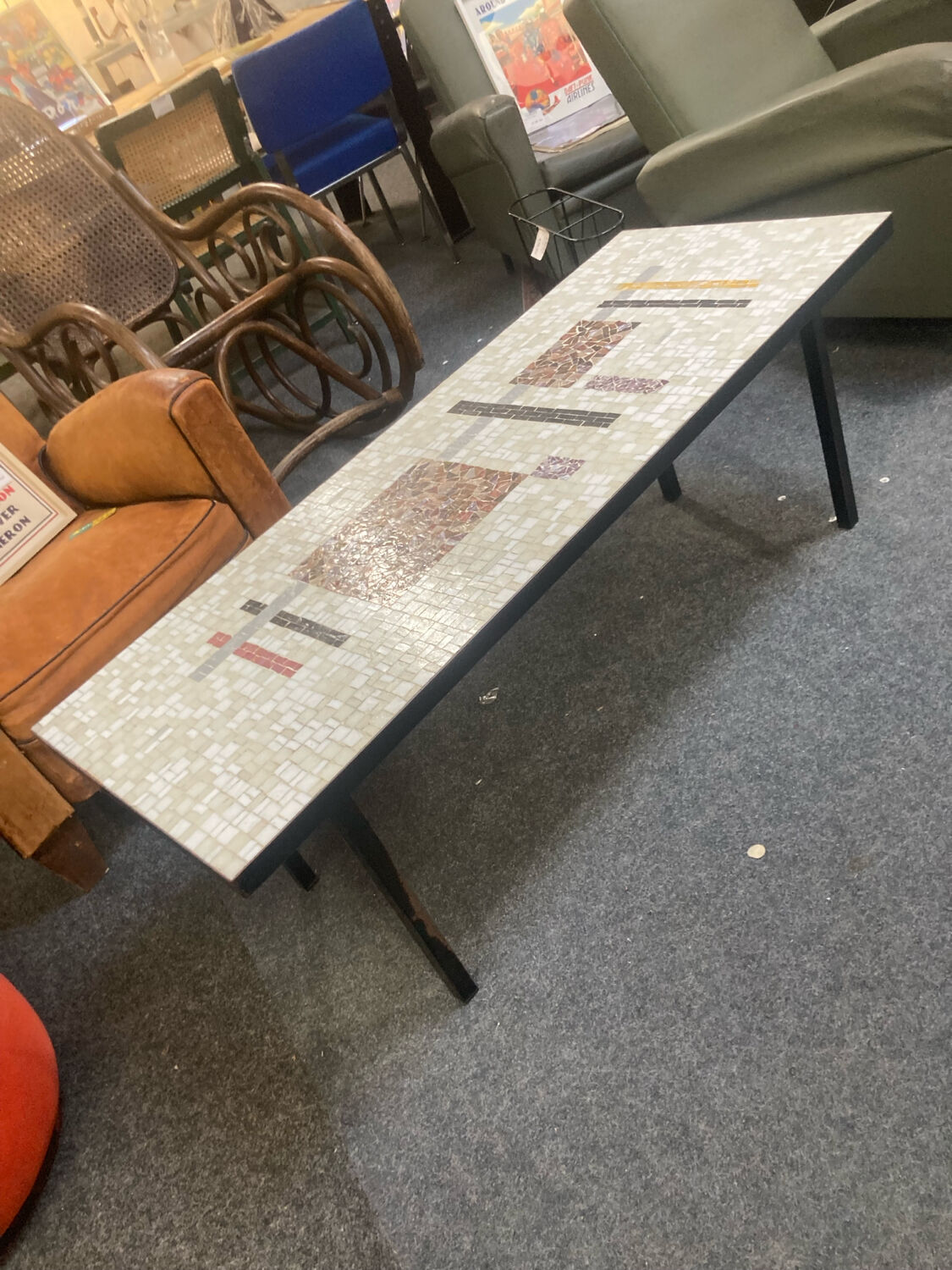 Mosaic coffee table