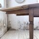 Solid oak farmhouse table with extensions (190-280cm) 1950