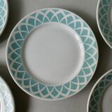 5 assiettes en céramique Badonviller