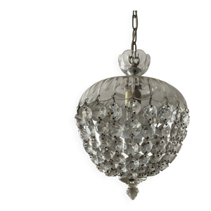Ancien lustre corbeille
