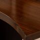20thC ITALIAN STANDING DRY BAR IN HARDWOOD & CREAM LAMINATE c.1970