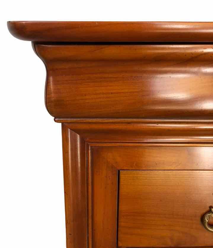 Louis Philippe 4-drawer chest of drawers in cherry wood