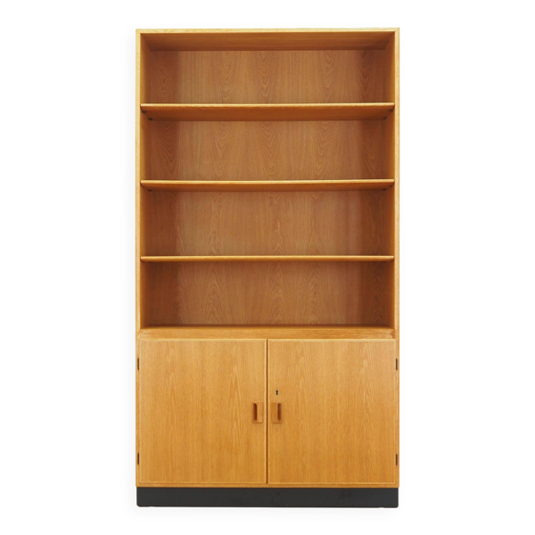 Bibliothèque en bois de frêne, design danois, années 1960, designer : Børge Mogensen