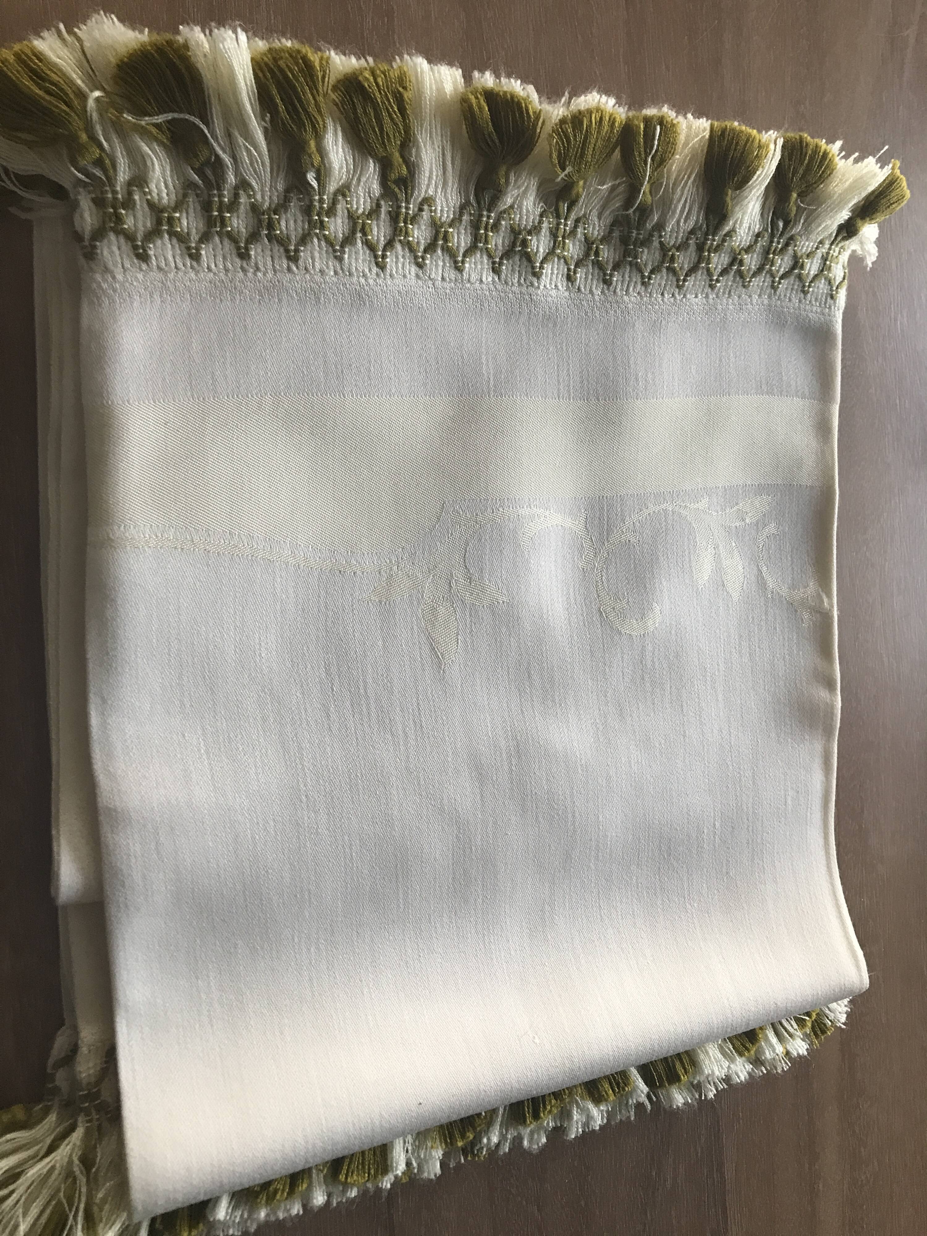 Old tablecloth