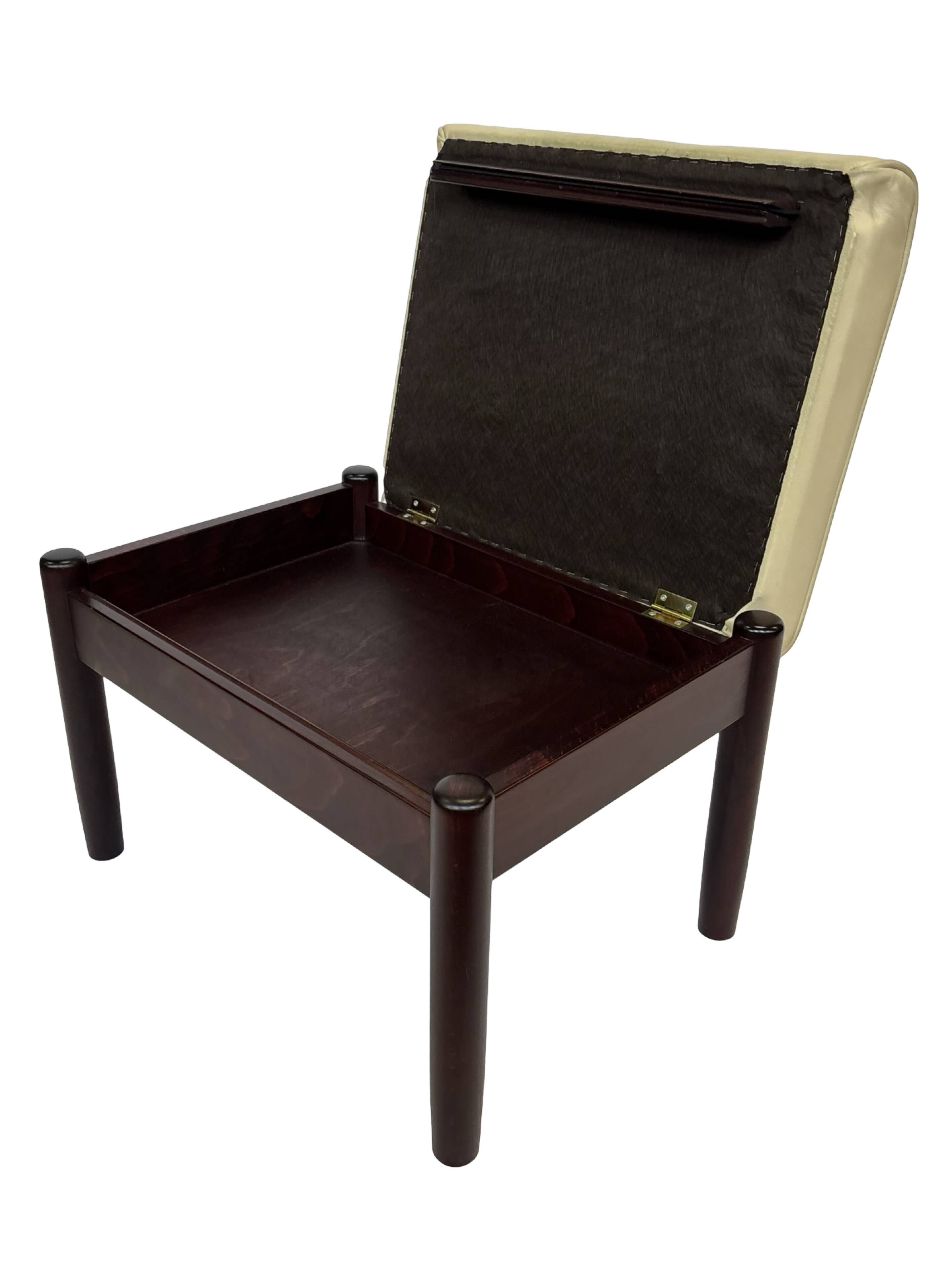 Vintage Farstrup Danish Design Footrest Footstool Ottoman