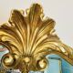 Vintage gold baroque mirror – 107 × 83 cm – authentic