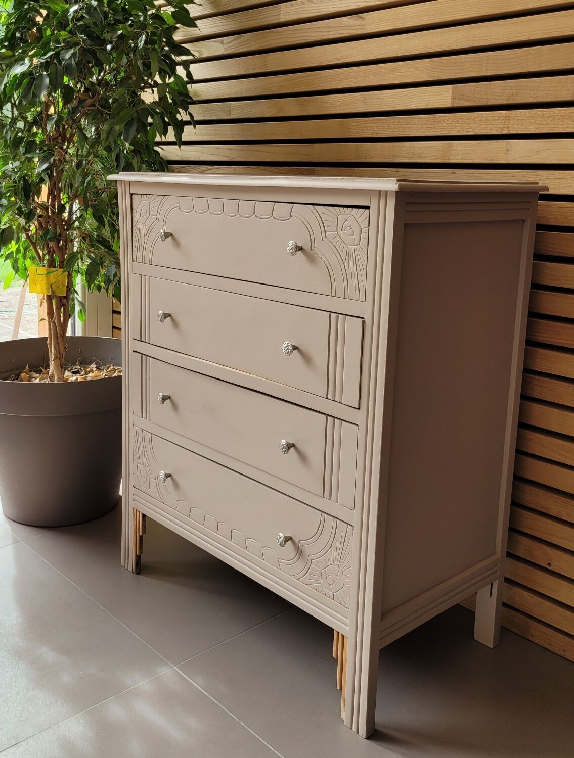 Commode art déco vintage