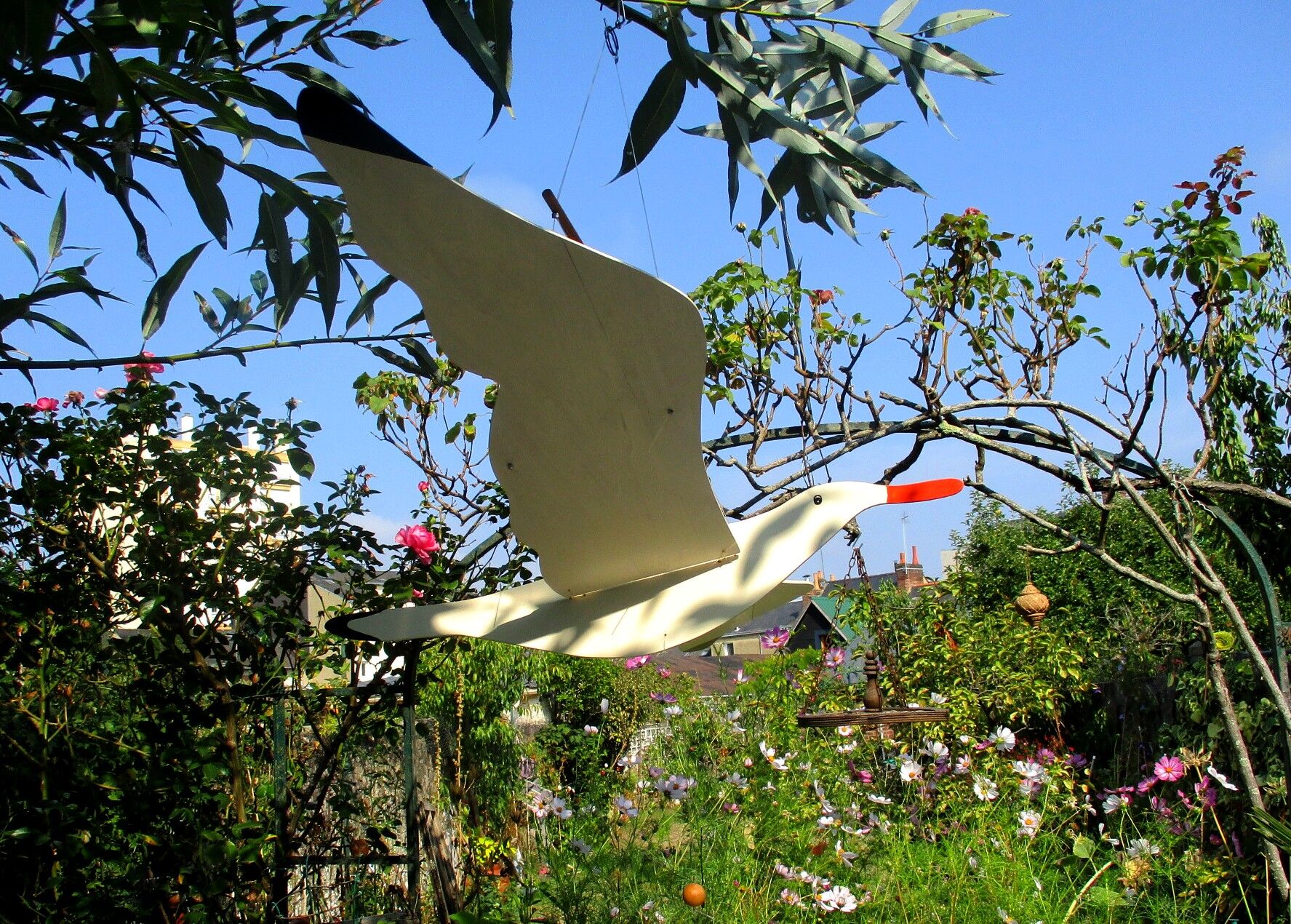 mobile wooden seagull 96 cm