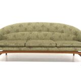 Scandinavian oak sofa, 3 seats, Sweden, 1950