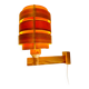 Mounted Pine Veneer Wall Lamp By Hans-Agne Jakobsson For Markaryd, Sweden 1960S