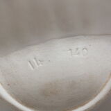 Large white porcelain meat dish from the 19th century