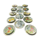 Service 10 plates and 14 sub-plates St Clement