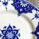 Lunéville flat plate in iron earth, "Alexandra" service