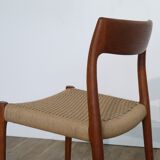 Model chair 77 by Niels O Moller Denmark 1960