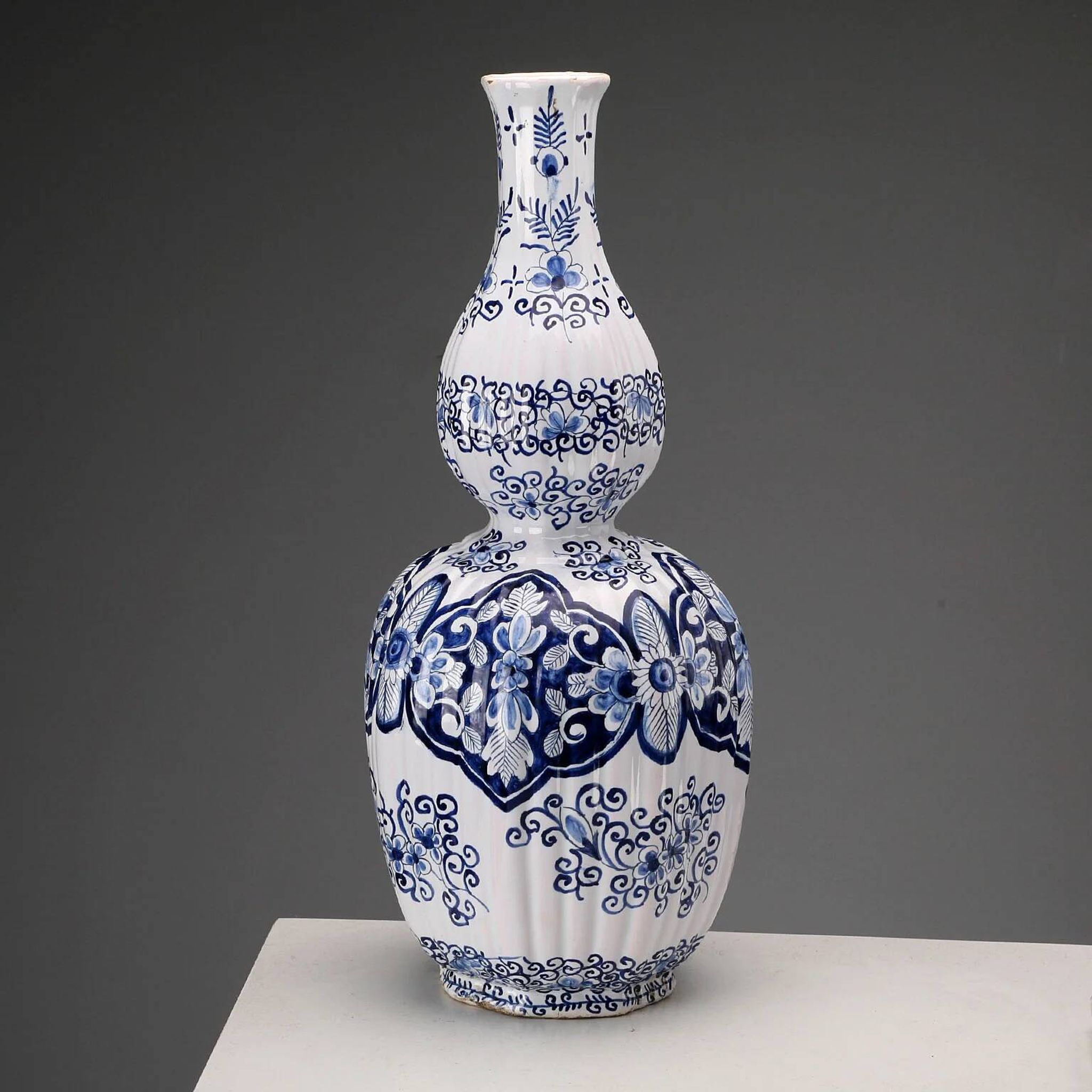 Antique faience vase Aprey, France, 19th century