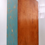 Industrial workshop furniture in pine with 12 drawers, circa 1940.