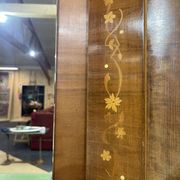 Art Deco bedroom wardrobe in walnut burl, made in the 1940s
