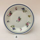 Set of 6 hollow plates "lourioux foëcy"