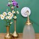 Vintage frosted glass tulip wall light
