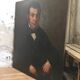 Oil canvas portrait of a man