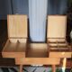 Wooden sewing worker/furniture with compass feet