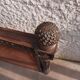 Hand-carved Louis XVI style headboards with chic vintage caning (1800s)