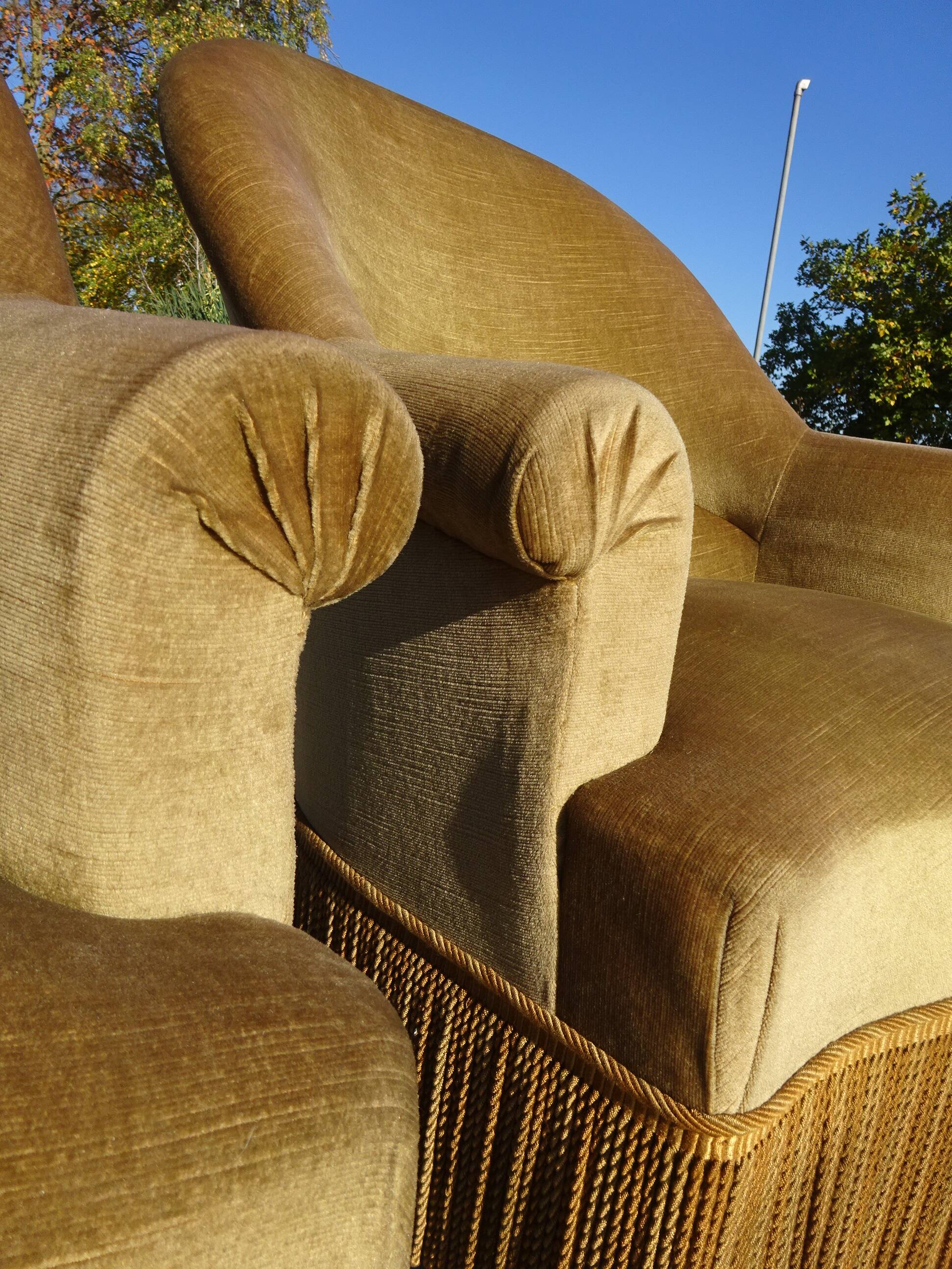 Fauteuils crapauds des années 1950s, les 2