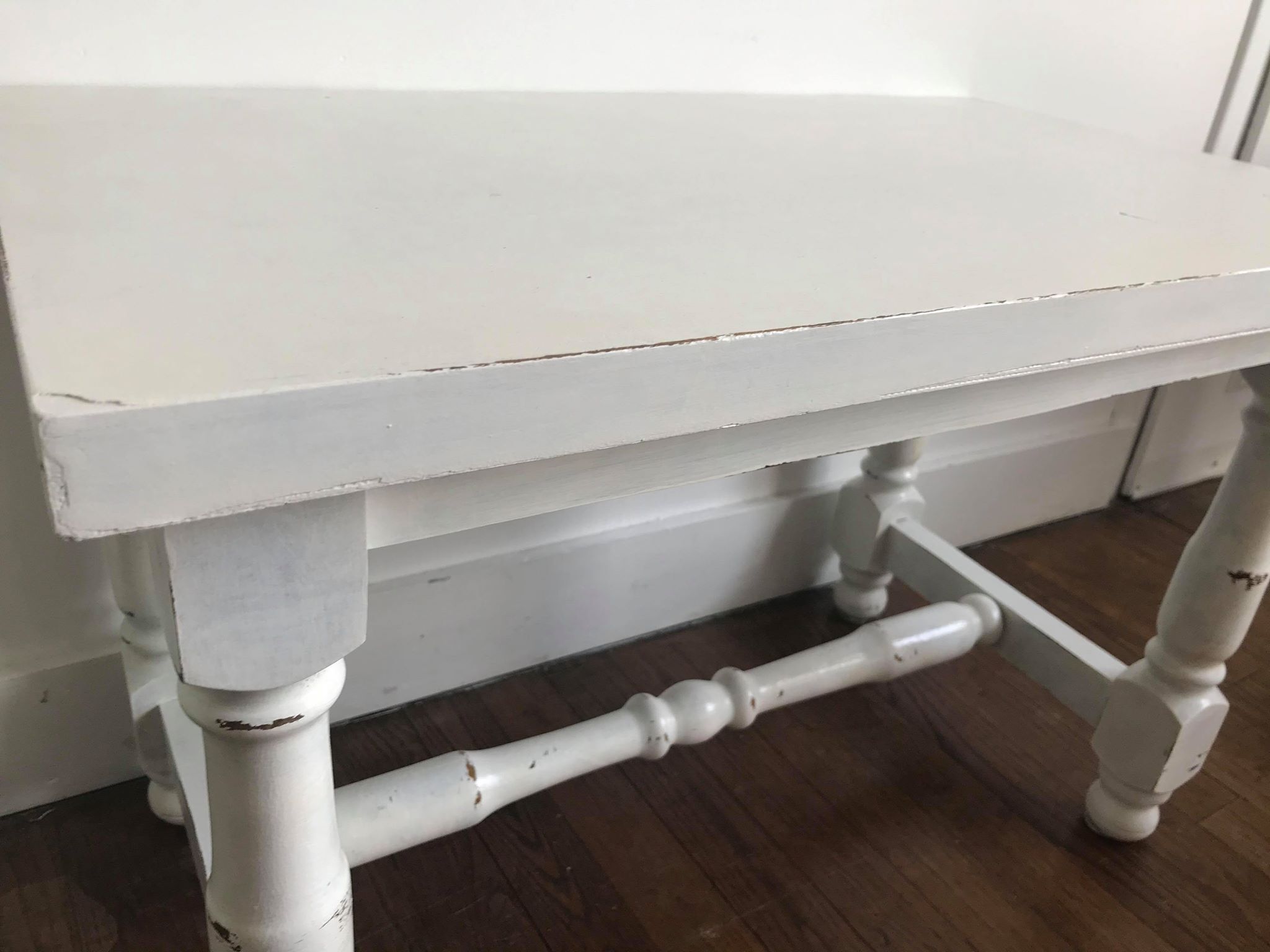 Redesigned oak coffee table