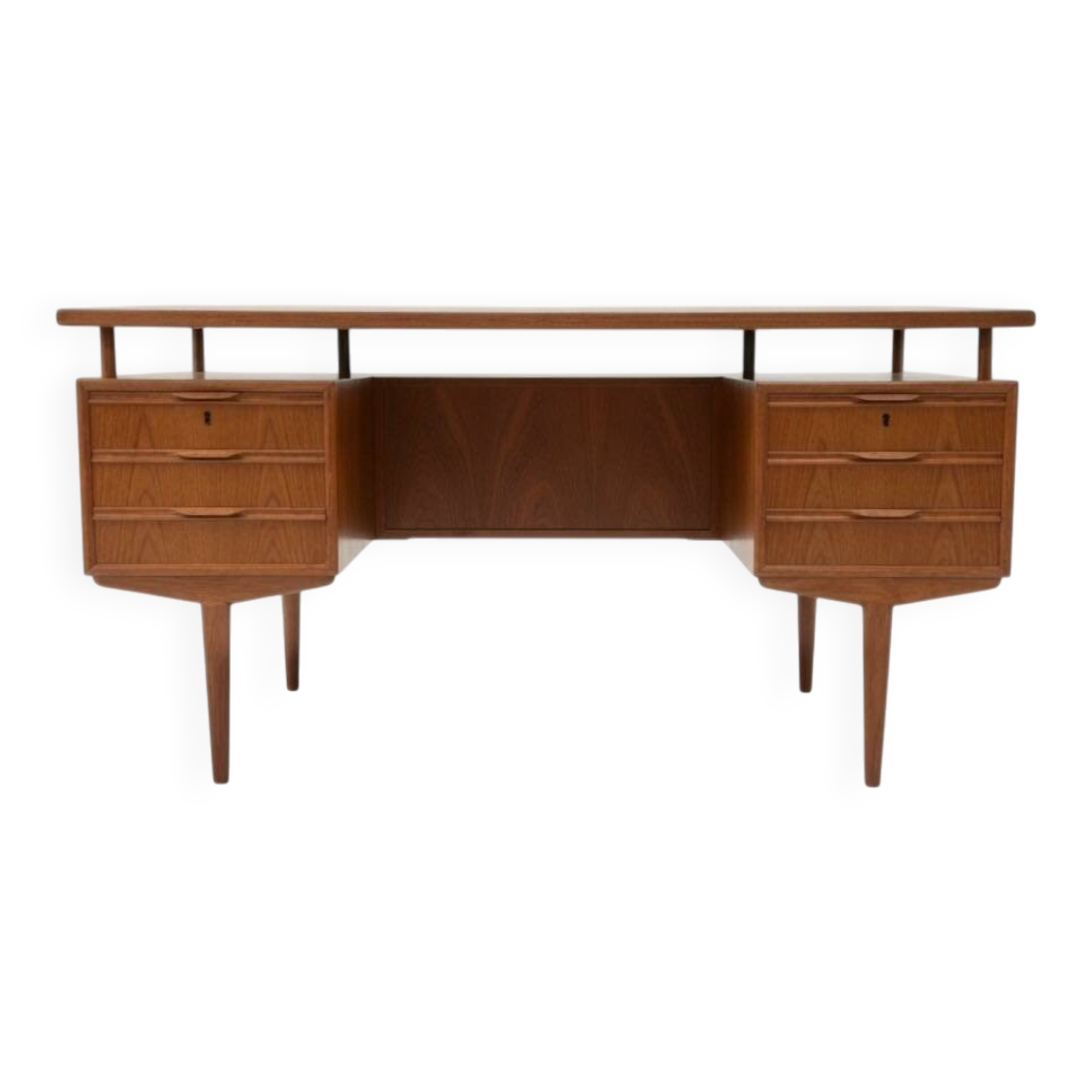 1960s Danish Teak Executive Desk