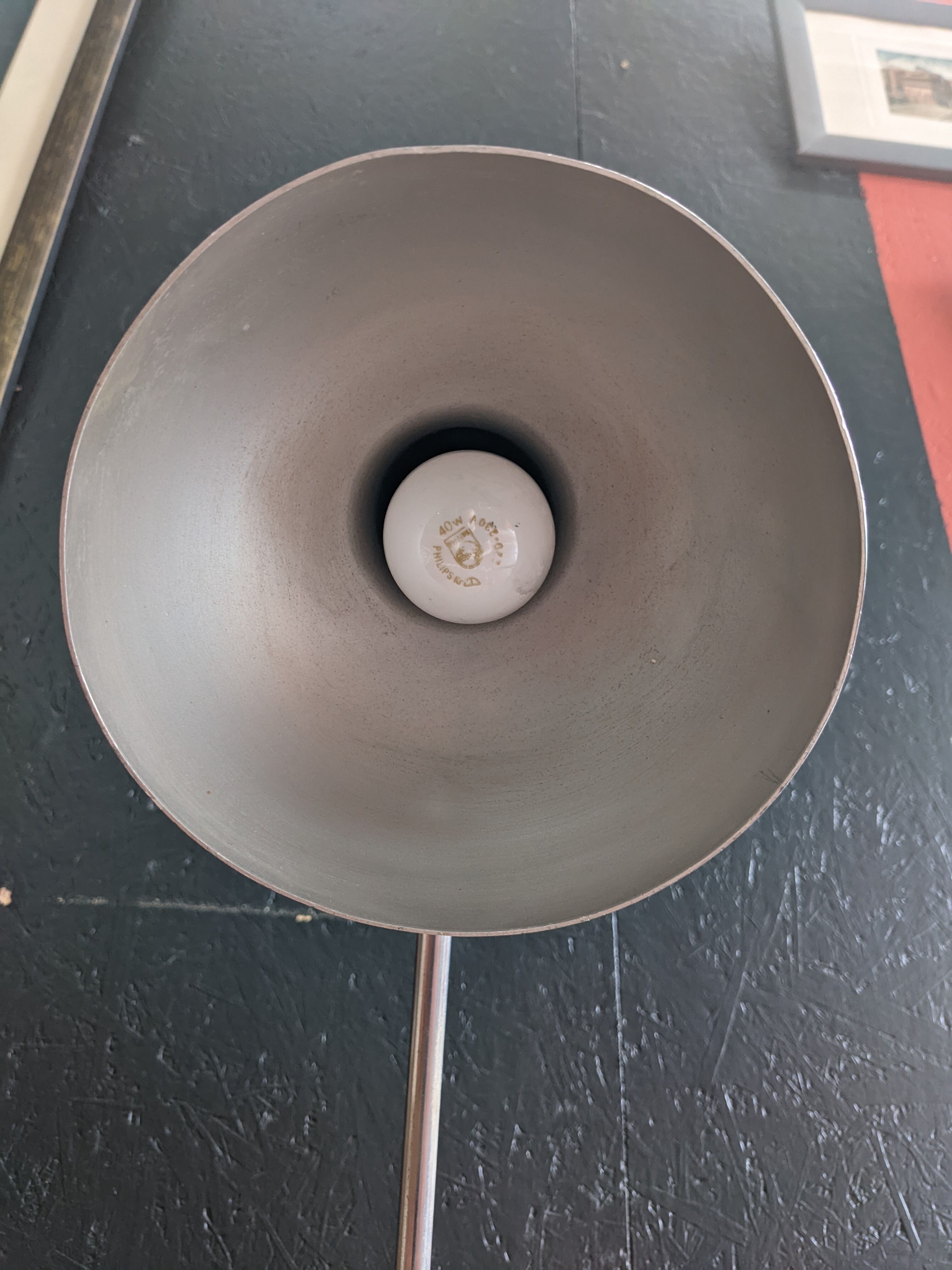 Industrial desk lamp