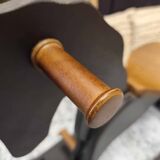 Cheval à bascule bois massif