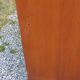 Vintage oak wardrobe with metal legs from the 1950s.