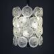 Vintage crystal chandelier Dandelion, Italy, 1960s
