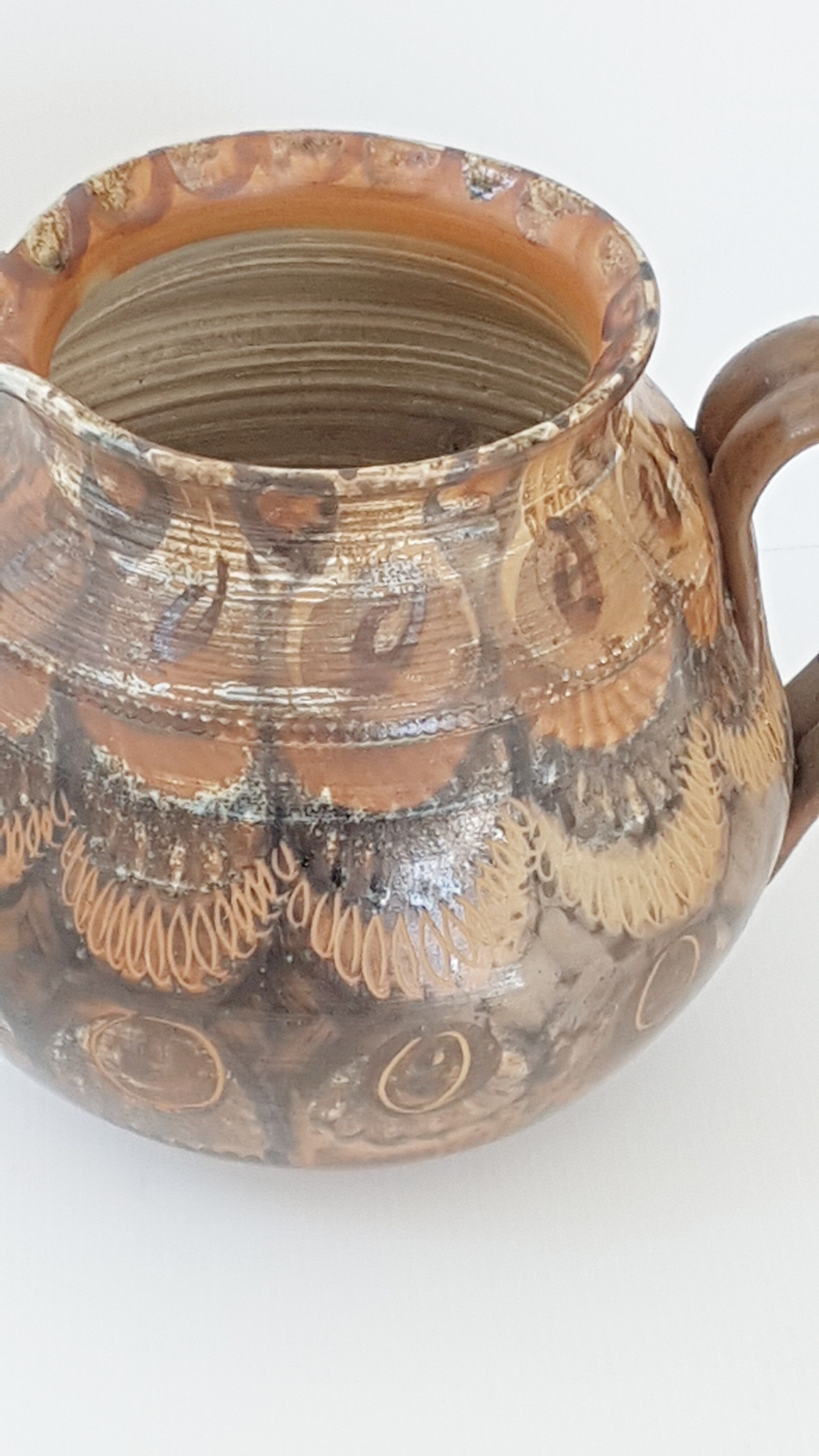 Jug in glazed stoneware of Jean-Claude Courjault 1970