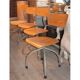 Chaise industriel metal et bois