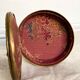 Round brass jewelry box