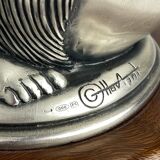 Vintage silver table lamp man and woman by Ottaviani, Italy, 1970s.