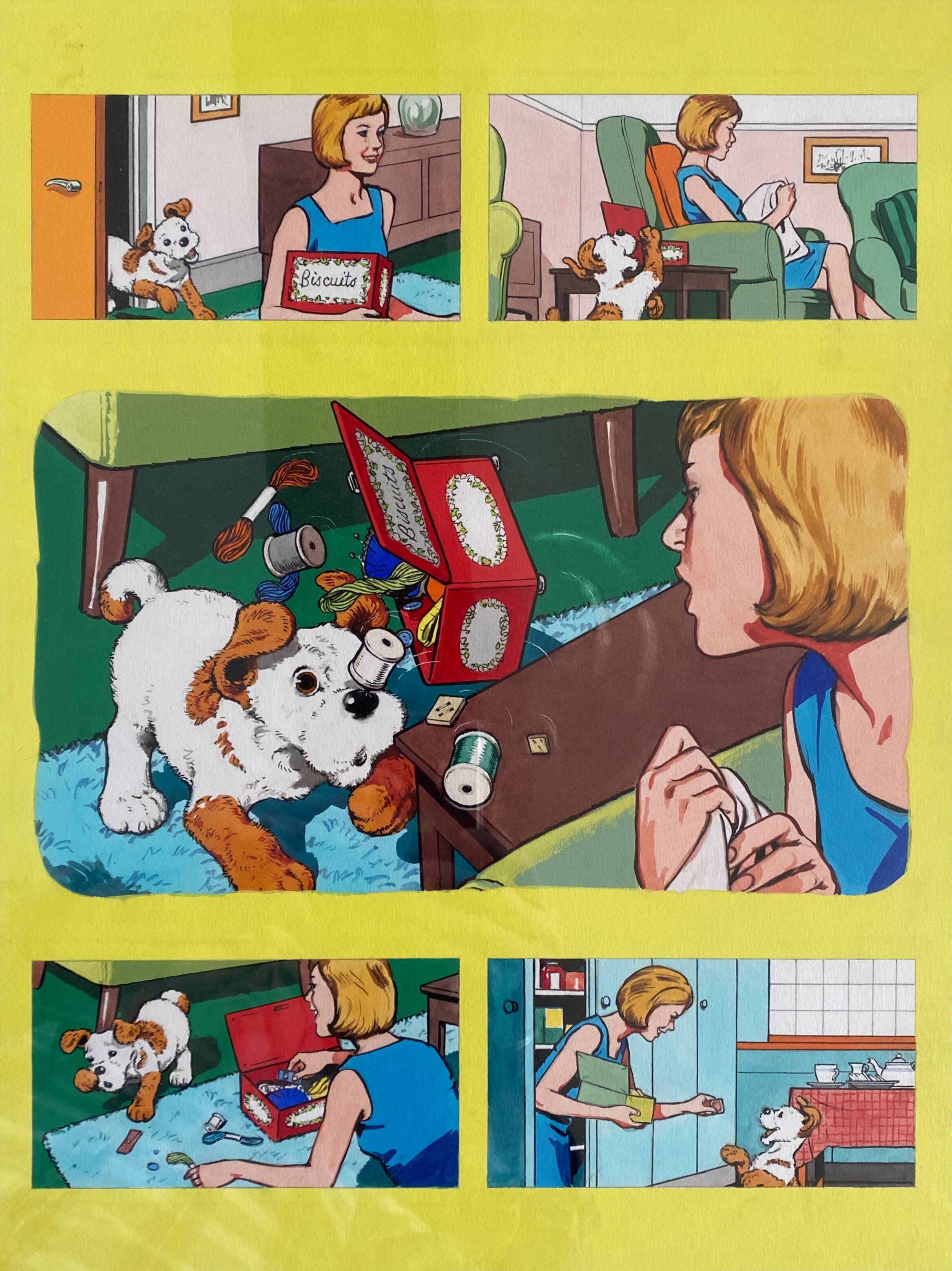 B-Board comics "Paddy-Paws the Puppy" from "Jack and Jill" 1969