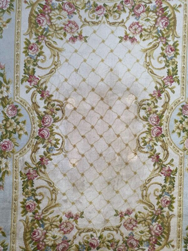 Vintage French carpet soapy style 200x300 cm
